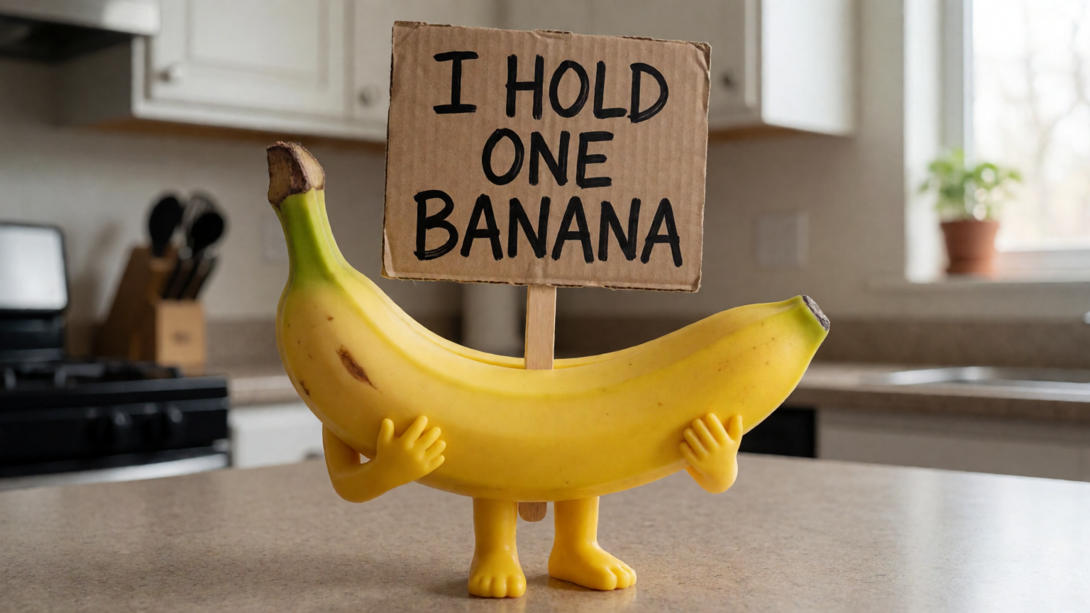 Banana holder on strike