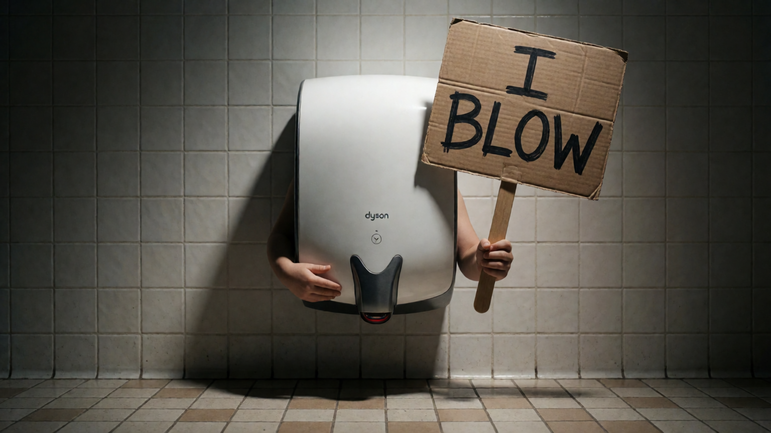 Hand dryer on strike