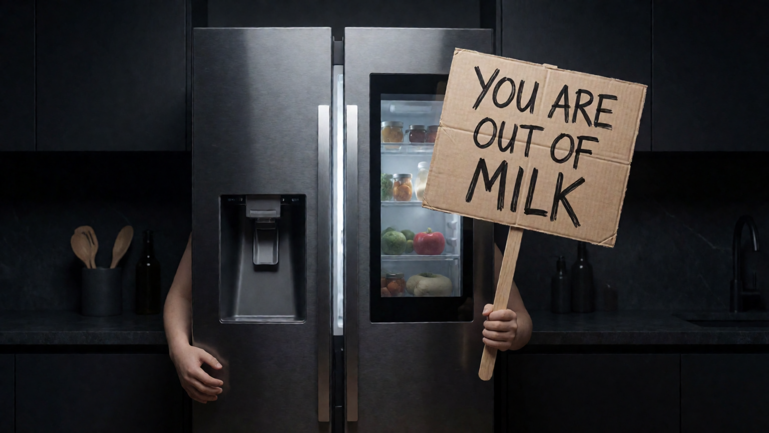 Smart fridge on strike